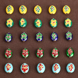 10Pcs 11*14 mm Copper Alloy Metal Spacers Oil Drop Flower Beads
