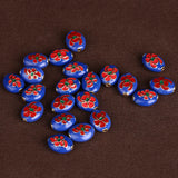 10Pcs 11*14 mm Copper Alloy Metal Spacers Oil Drop Flower Beads