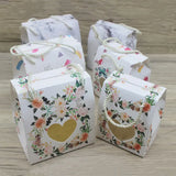 10Pcs Kraft Paper Box DIY Window Candy Bag Box