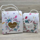 10Pcs Kraft Paper Box DIY Window Candy Bag Box