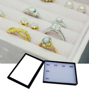 10Pcs Jewelry Holders Earrings Necklace Watch Storage Box