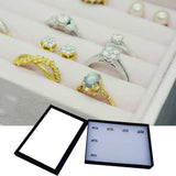 10Pcs Jewelry Holders Earrings Necklace Watch Storage Box