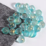 10Pcs 12mm Half Hole Peach Crystal Beads DIY Hairpin Decoration