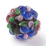 10Pcs Petals Flower Lampwork Glass Beads for DIY Jewelry Making