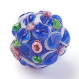 10Pcs Petals Flower Lampwork Glass Beads for DIY Jewelry Making