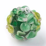 10Pcs Petals Flower Lampwork Glass Beads for DIY Jewelry Making