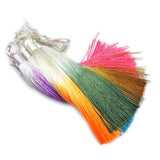 10Pcs 13mm Silk Tassel Fringe for DIY Key Chain Earrings Pendant