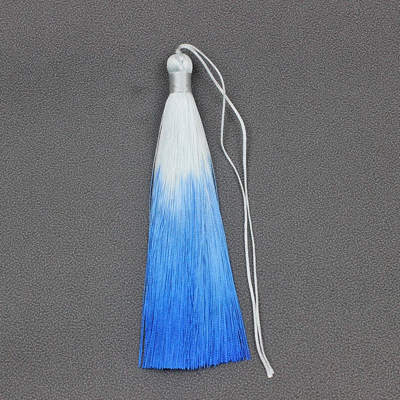 10Pcs 13mm Silk Tassel Fringe for DIY Key Chain Earrings Pendant
