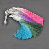 10Pcs 13mm Silk Tassel Fringe for DIY Key Chain Earrings Pendant