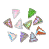 10Pcs 13x16mm Christmas Tree Shape Crystal Glass Loose Beads DIY Jewelry Making