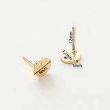 10Pcs Frosted Ear Stud Earring Hooks for Jewelry Making DIY