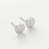 10Pcs Frosted Ear Stud Earring Hooks for Jewelry Making DIY