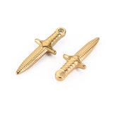 10Pcs Dagger Charms Pendants for Jewelry Making