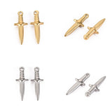 10Pcs Dagger Charms Pendants for Jewelry Making