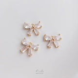 10Pcs 14K Copper Zircon Butterfly Charms Pendants DIY Jewelry Making