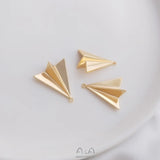 10Pcs 14K Copper Plane Charms Pendants DIY Jewelry Making Findings