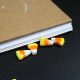10Pcs Triangle Lampwork Glass Beads Cute Candy Beads for DIY Jewelry Making