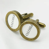 10Pcs 14mm Round Bezel Cuff Links Wedding Cuff Blank