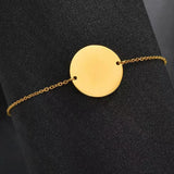 10 Pcs Mirror Polish Stainless Steel Bracelets With Extender