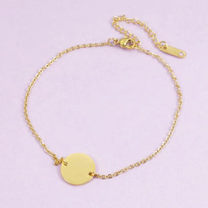 10 Pcs Mirror Polish Stainless Steel Bracelets With Extender