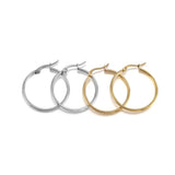 10Pcs 15-50mm Stainless Steel Earrings Hooks Base Ear Ring DIY Dangle Jewelry