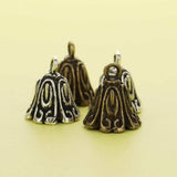 10Pcs 15MM Antiqued Silver Bronze Beads Cap DIY Alloy Beading Supplies