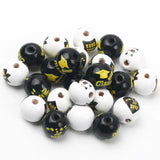 10Pcs 15mm Wooden Graduation Beads DIY Crafts Decoration Accessories