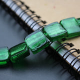 10Pcs 15mm Foiled Multi-Color Glass Beads for Jewelry DIY