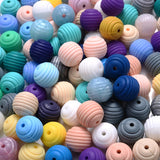 10Pcs Silicone Teething Beads for DIY Pacifier Clip