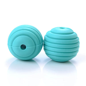 10Pcs Silicone Teething Beads for DIY Pacifier Clip