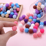 10Pcs Silicone Teething Beads for DIY Pacifier Clip