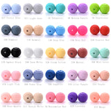 10Pcs Silicone Teething Beads for DIY Pacifier Clip