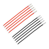 10Pcs 16AWG Silicone Wire with 4.0Mm Male Plug for Brushed Motor Connection