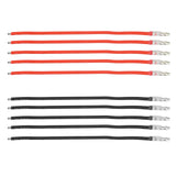 10Pcs 16AWG Silicone Wire with 4.0Mm Male Plug for Brushed Motor Connection