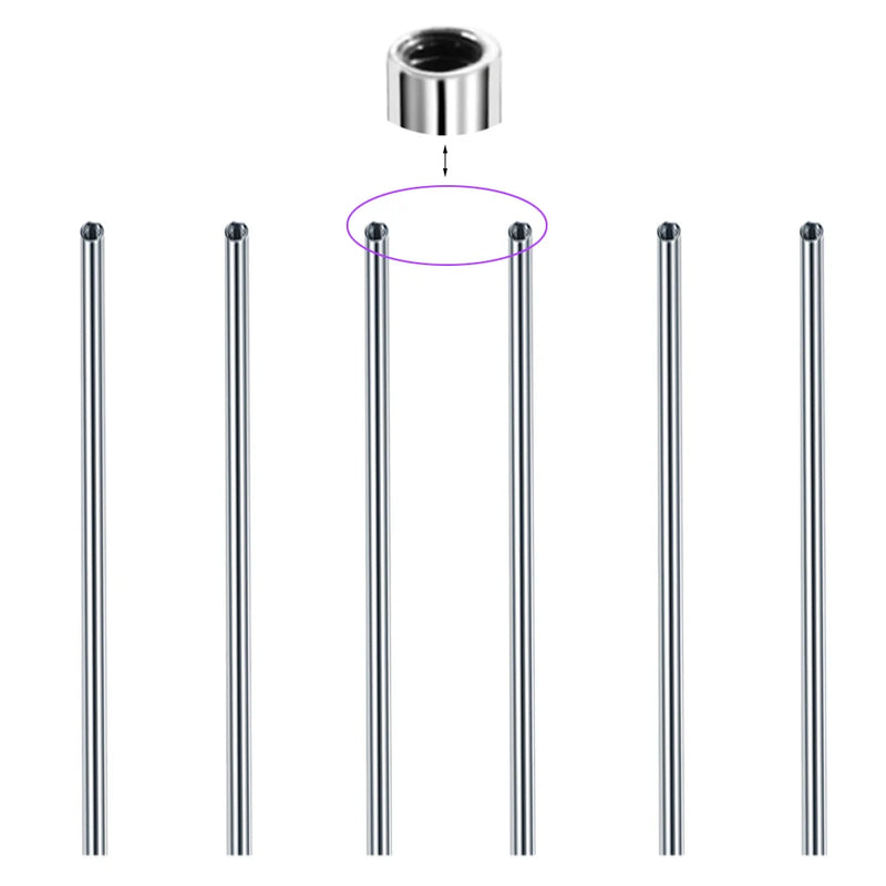 10Pcs 16G 1.2x16/38mm Threaded Bar Jewelry Tongue Industrial Piercing Balls