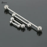 10Pcs 16G 1.2x16/38mm Threaded Bar Jewelry Tongue Industrial Piercing Balls