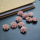 10Pcs 17mm Multi-Color Coral Sunflower Beads DIY Jewelry Making