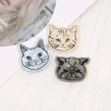 10Pcs Acrylic Cat Charms for DIY Jewelry Making