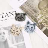 10Pcs Acrylic Cat Charms for DIY Jewelry Making