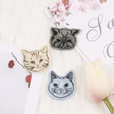 10Pcs Acrylic Cat Charms for DIY Jewelry Making