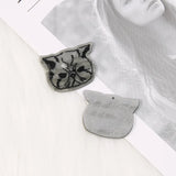 10Pcs Acrylic Cat Charms for DIY Jewelry Making