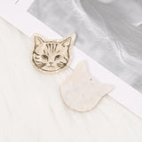 10Pcs Acrylic Cat Charms for DIY Jewelry Making