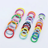 10Pcs 20/25/33mm O Ring Lobster Clasp Keychain Spring Clasp DIY Keyring
