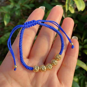 10Pcs Colorful Lucky Braided Rope Bracelet
