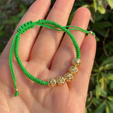 10Pcs Colorful Lucky Braided Rope Bracelet