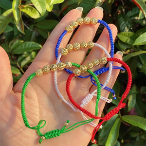 10Pcs Colorful Lucky Braided Rope Bracelet