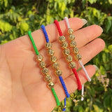 10Pcs Colorful Lucky Braided Rope Bracelet