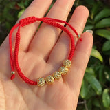 10Pcs Colorful Lucky Braided Rope Bracelet