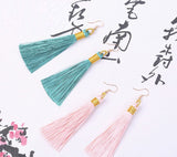 10Pcs 21 Colors Polyester Line Ice Silk Tassel Clothing Accessories Gift