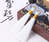 10Pcs 21 Colors Polyester Line Ice Silk Tassel Clothing Accessories Gift